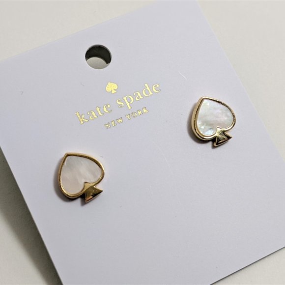 NEW Kate Spade Spade Studs - Picture 3 of 3